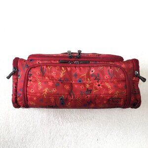 Lug GARDEN PARTY RED full size Trolley EUC